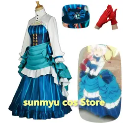 The Case Study of Vanitas Cosplay Vanitas Jeanne d'Arc Cosplay Costume Custom Size Jeanne Lolita Dress With Mini Hat Gloves