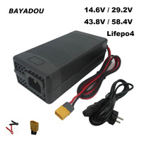 14.6V 15A 43.8V 6A 29.2V 10A 58.4V 5A Lifepo4 Battery Charger 12V 24V 36V 48V 4S 8S 12S 16S Iron Phosphate LFP Fast Charger