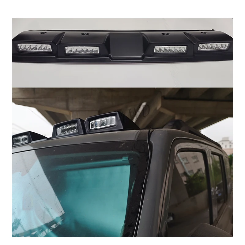 Universal Off-Road 4-Lens LED Roof Light - Front Spoiler Fog Lamp Without Antenna