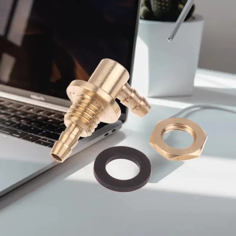Riempitore ugello olio uscita ingresso capezzolo carburante olio in rame per accessori fai da te serbatoio modello RC