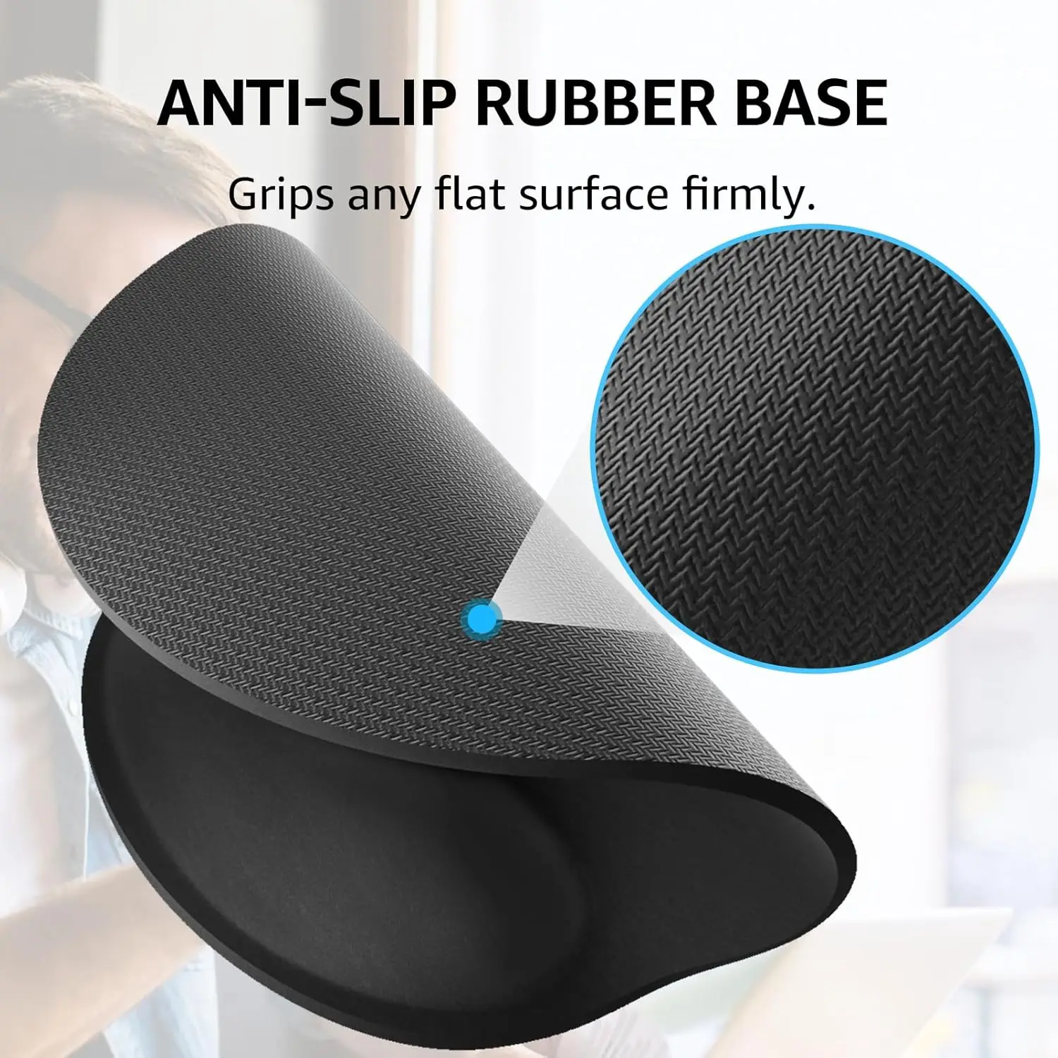 Ergonomic Computer Keyboard Wrist Rest Memory Foam Wrist Rest Mouse Pad Set for Easy Typing & Pain Relief for Office & Home