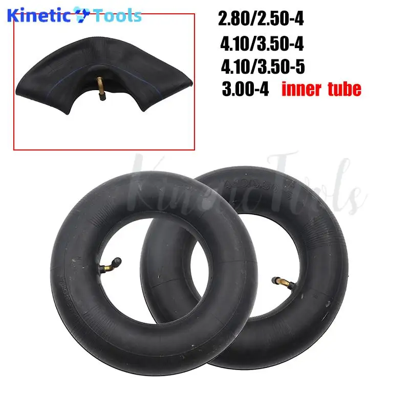 2.80 2.50-4 / 3.00-4 / 4.10 3.50-4 / 4.10 3.50-5 Inner Tube Metal Valve Tire for Trolley Lawn Mowers Multiple Models