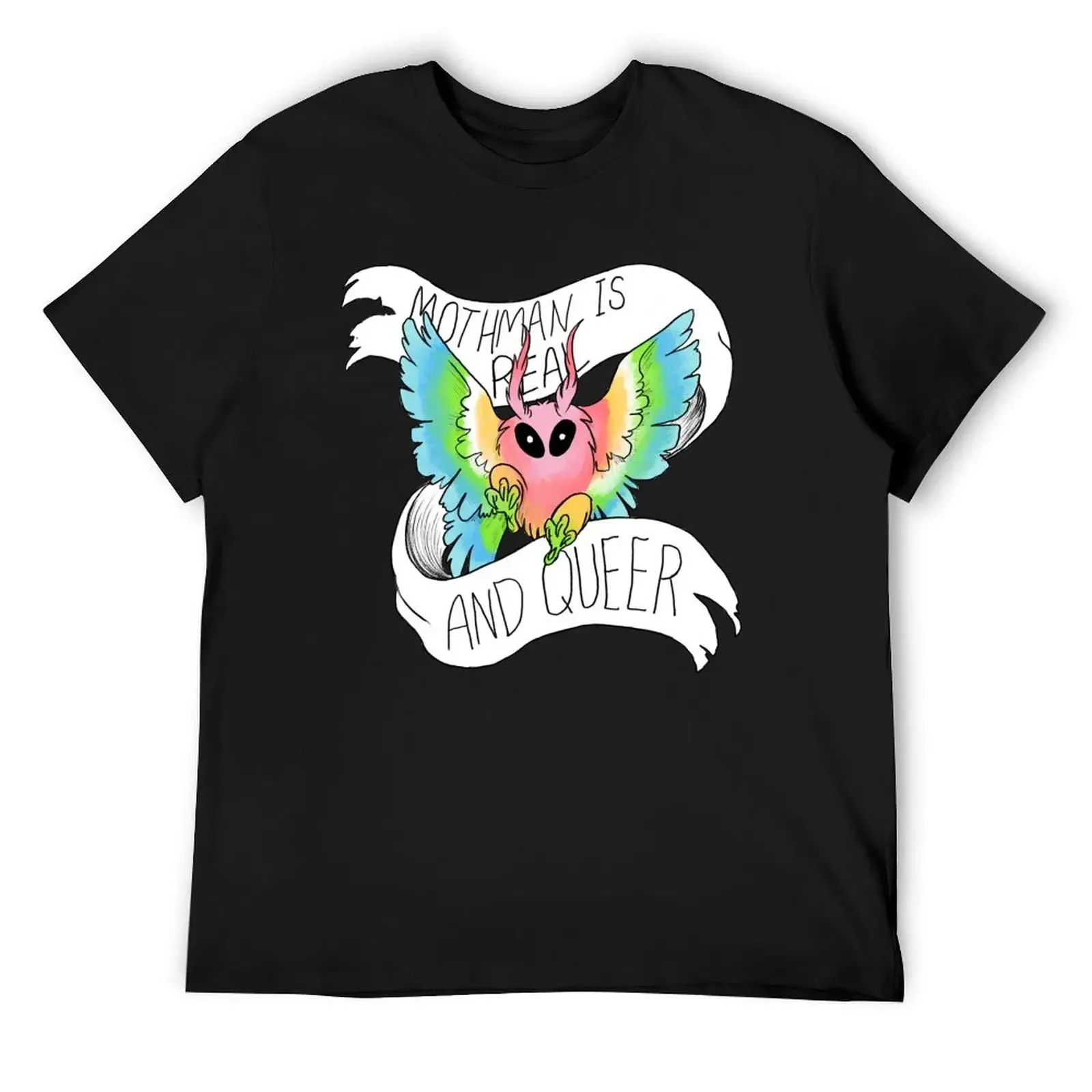 

Mothman is Queer T-Shirt blue archive anime tshirt animal prinfor boys graphic shirts t shirts men