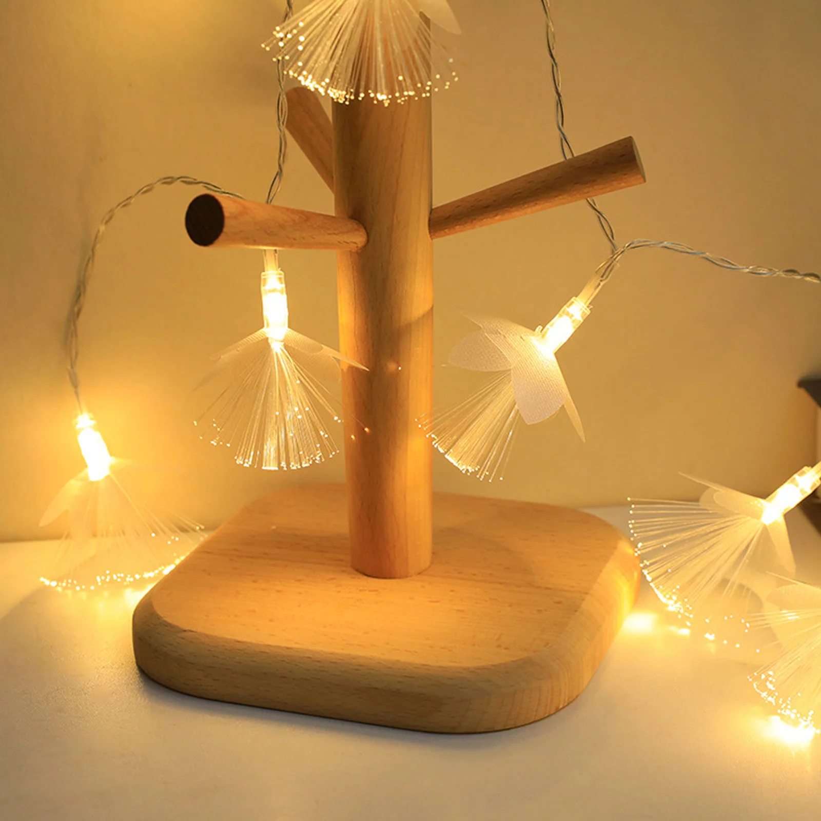 

1Pcs Fiber Optic Star Light White LED String Light for Bedroom Party Home Decoration Christmas Tree Wall Window Lighting