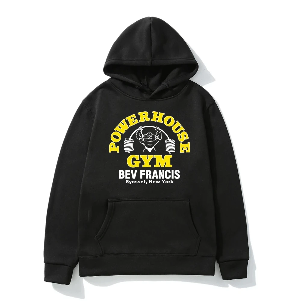 

Funny Powerhouse Gym Graphic Hoodie Spring Long Sleeve Sweatshirt Men's Women's Geek Fitness Pullovers Unisex Clothes Hoodies