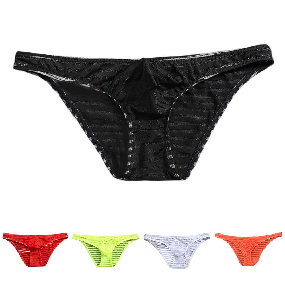 ملابس داخلية عصرية للرجال مع شبكة قابلة للتنفس وحقيبة مخططة، توفر دعمًا وراحة للاستخدام اليومي #5