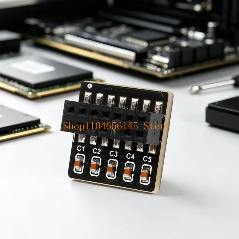 652F TPM2.0 Desktop Security Header Module with 14 Pin LPC Add-On Board Card