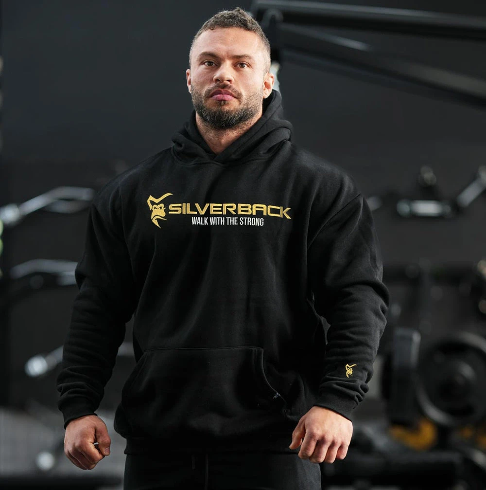 Strength Club Hoodie - Silverback Gymwear Graphic Printing High-end Luxury Unisex Style