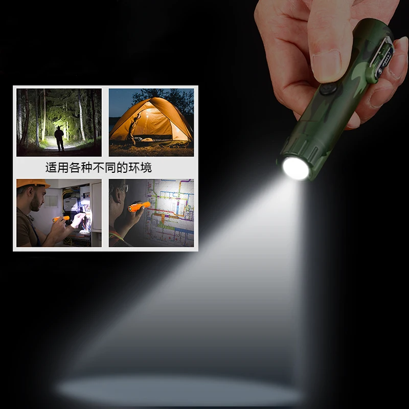 New Usb Lighter Camping Outdoor Survival Plasma Lighter With Flashlight Compass Survival Lighters Waterproof And Windproof