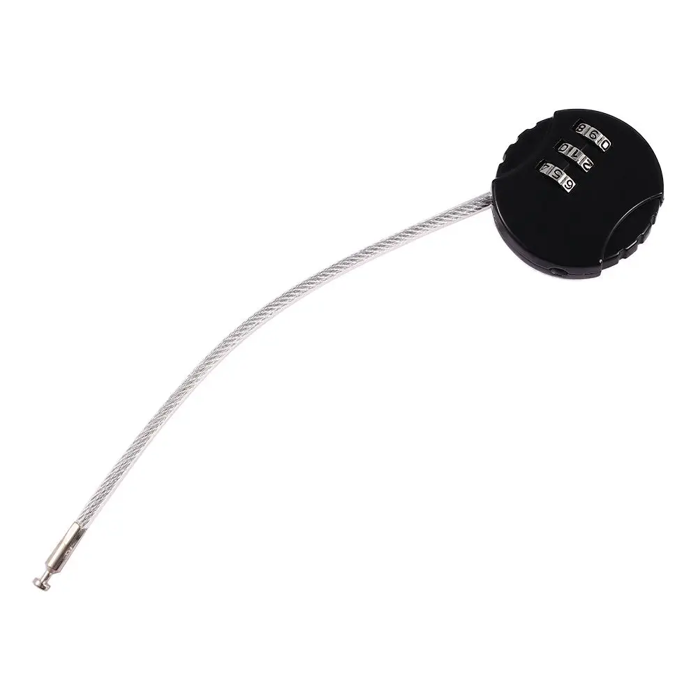 

Portable Metal Ball Shaped Hiking Travel Accessories Steel Wire Gym Padlock Trunk Locks Code Lock Bicycle Lock