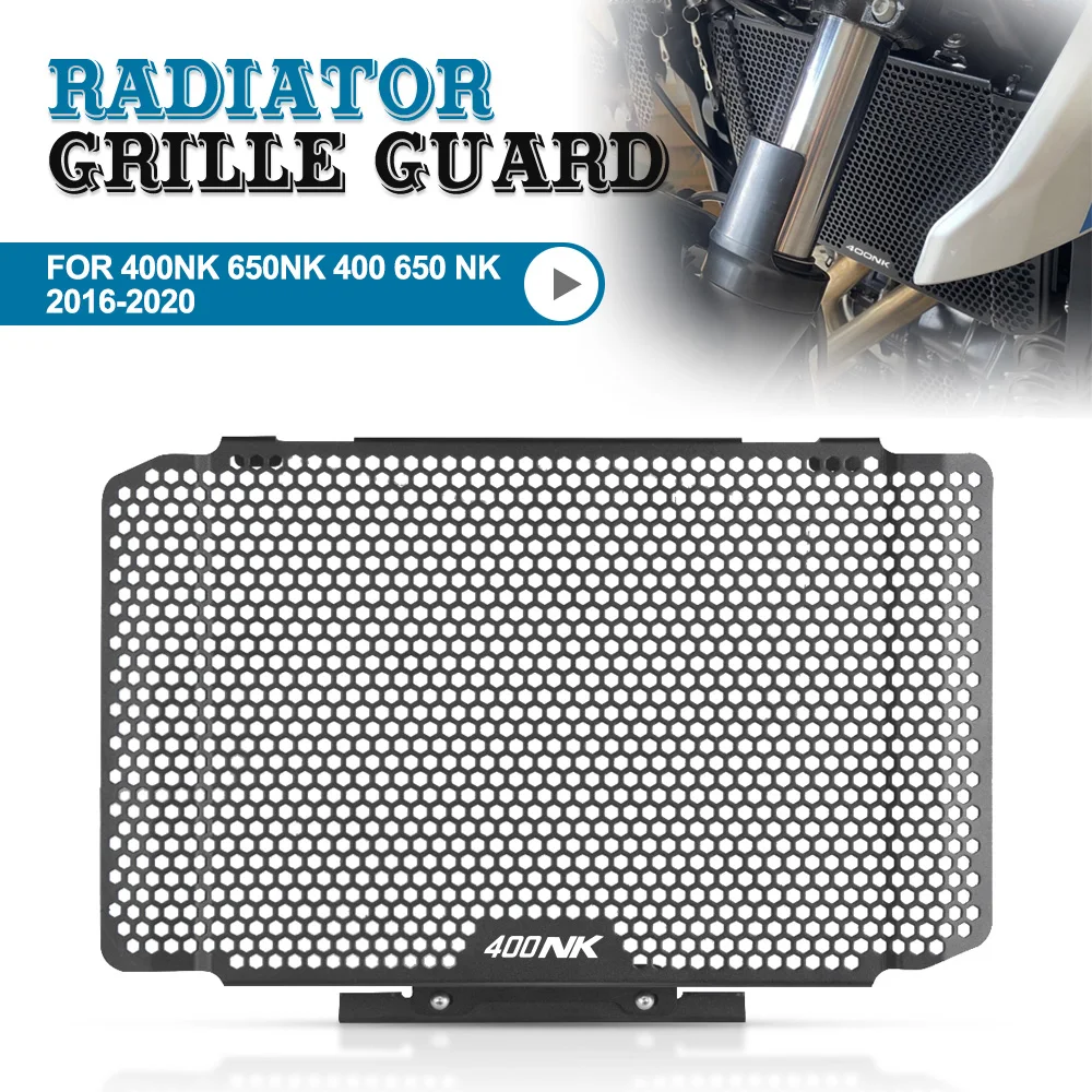 

For CFMOTO 400NK 650NK 400 650 NK 2016-2020 2019 2018 Engine Oil Cooler Radiator Guard Grille Cover Protector Coolant System Net