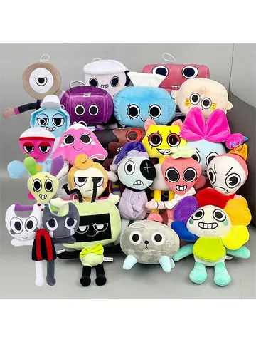 MyRytanda Dandy's World jouets en peluche Dandy World ferraille peluche jeu d'horreur Goob galets poupées floues cadeaux d'anniversaire