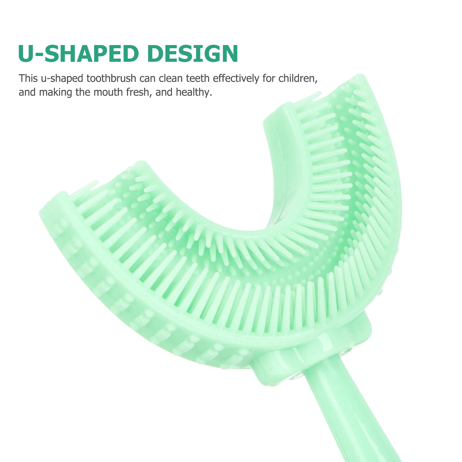

Children's U-shaped Toothbrush Kid Childrens for Kids Silicone Baby Toothbrushes