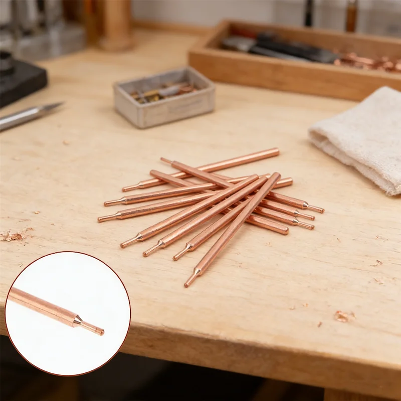 Électrodes de remplacement pour soudeuse par points - Aiguilles à double pointe de 3 mm (2/5/10 pièces), compatibles avec la plupart des machines à souder les batteries 18650