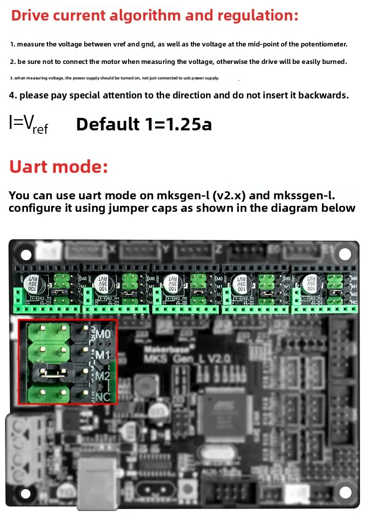 TMC2209 Silent Stepper Driver, TMC2208 Ersatz für A4988, TMC2225 TMC2226 Treibermodule für 3D-Drucker – Detail 6