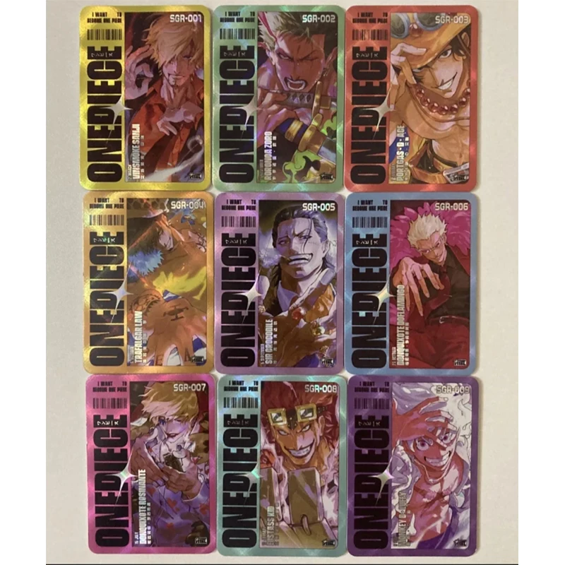 مجموعة بطاقات أنيمي يابانية قطعة واحدة Sgr Tr Ldr ياماتو شانكس بطاقات قابلة للجمع هدايا عيد الميلاد وأعياد الميلاد ألعاب الأطفال