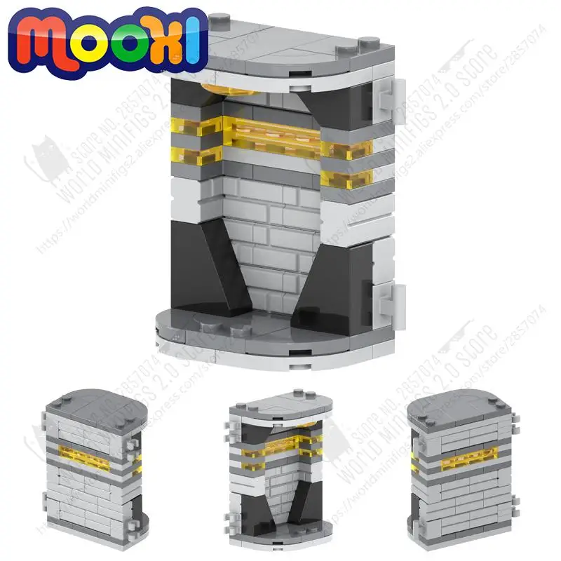 MOC1055 Creativity The Dark Knight Armour Armorys ?MOC Building Blocks Movie Character Display Box Assemble Bricks Toys For Kids