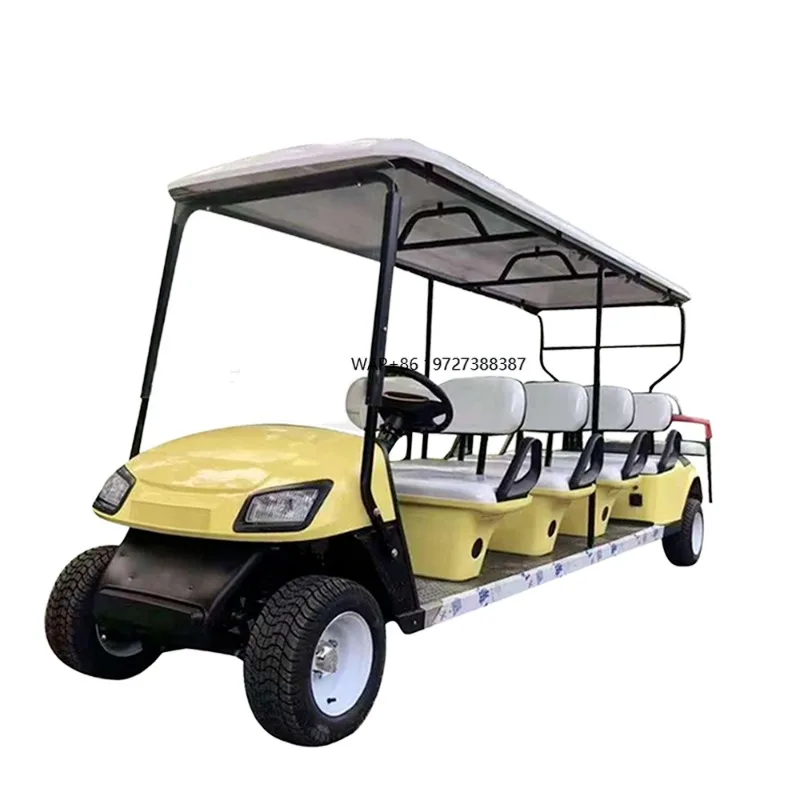 Mini Electric Golf Cart 8-10 Seater 48V 30-50Km/h CE Certified