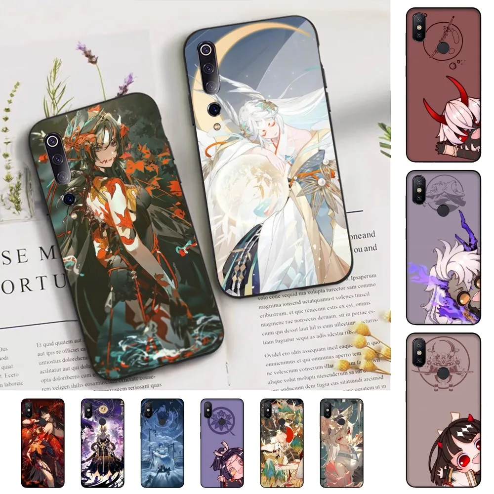 Onmyoji Phone Case For Xiaomi Mi 5X 8 9 10 11 12 lite pro 10T PocoX3pro PocoM3 Note 10 pro lite