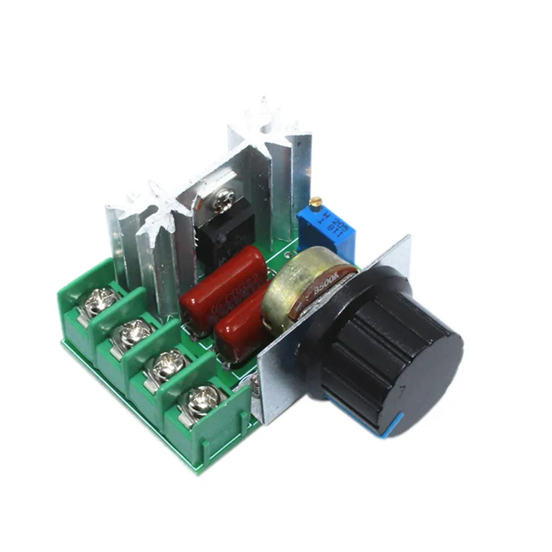 2000W Thyristor Gouverneur Motor 220V High Power Elektronische Voltage Regulator Dimmen Temperatuur En Snelheidsregeling Module