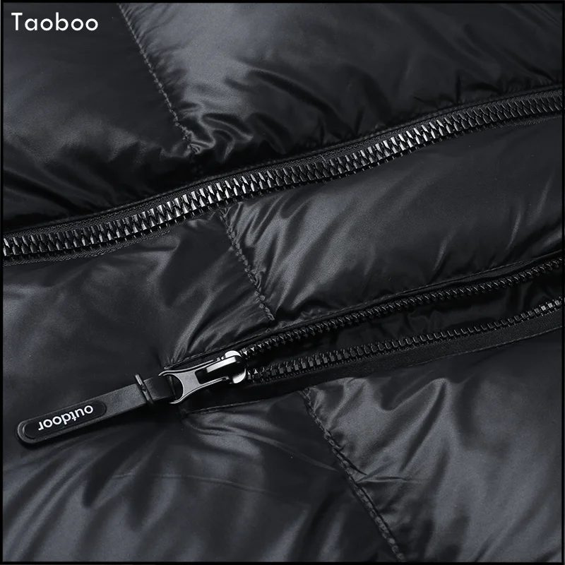 Taoboo High Quality Fashion Casual Men\'s winter jacket Luxury Goose Down Parkas 2023 New Solid High Street Loose Man coat 2622