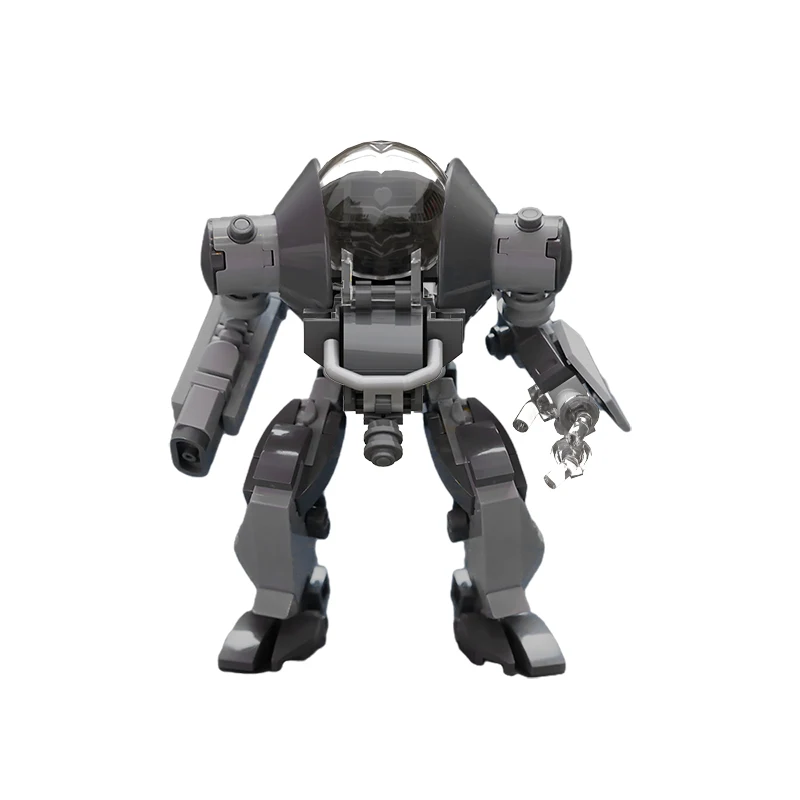 

MOC-91099 Jawbreakerbot With Minifig Scale Cockpit DIY Building Blocks Toys Mech Suit Robot Model for Children's Gifts