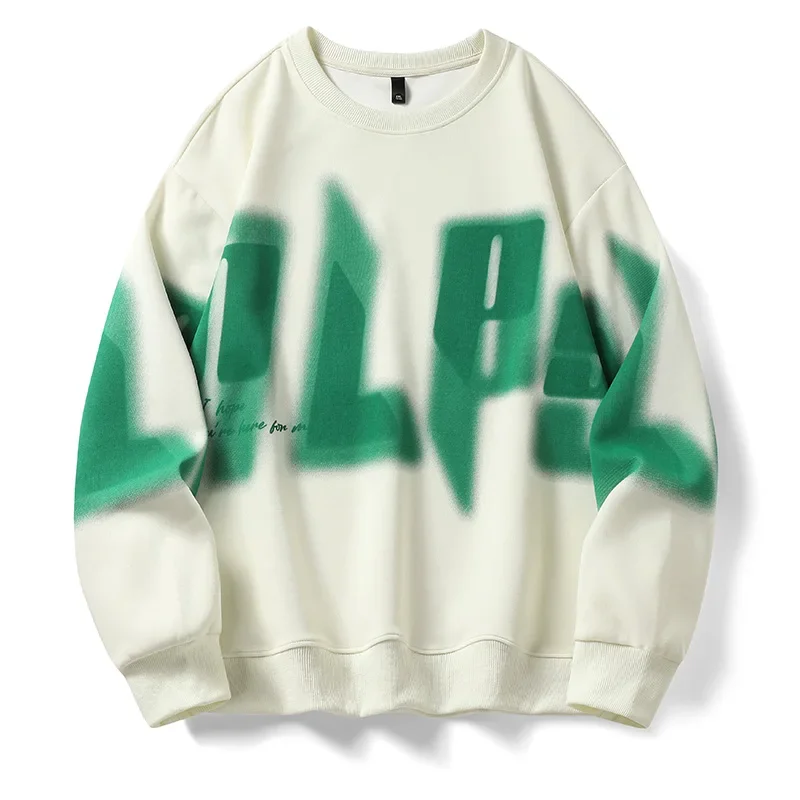 

Massgorule New Spring Plus-size Round-neck Men's High Quality Sweat Shirts Fashion Casual Popular Creative Trendy Brand Tops