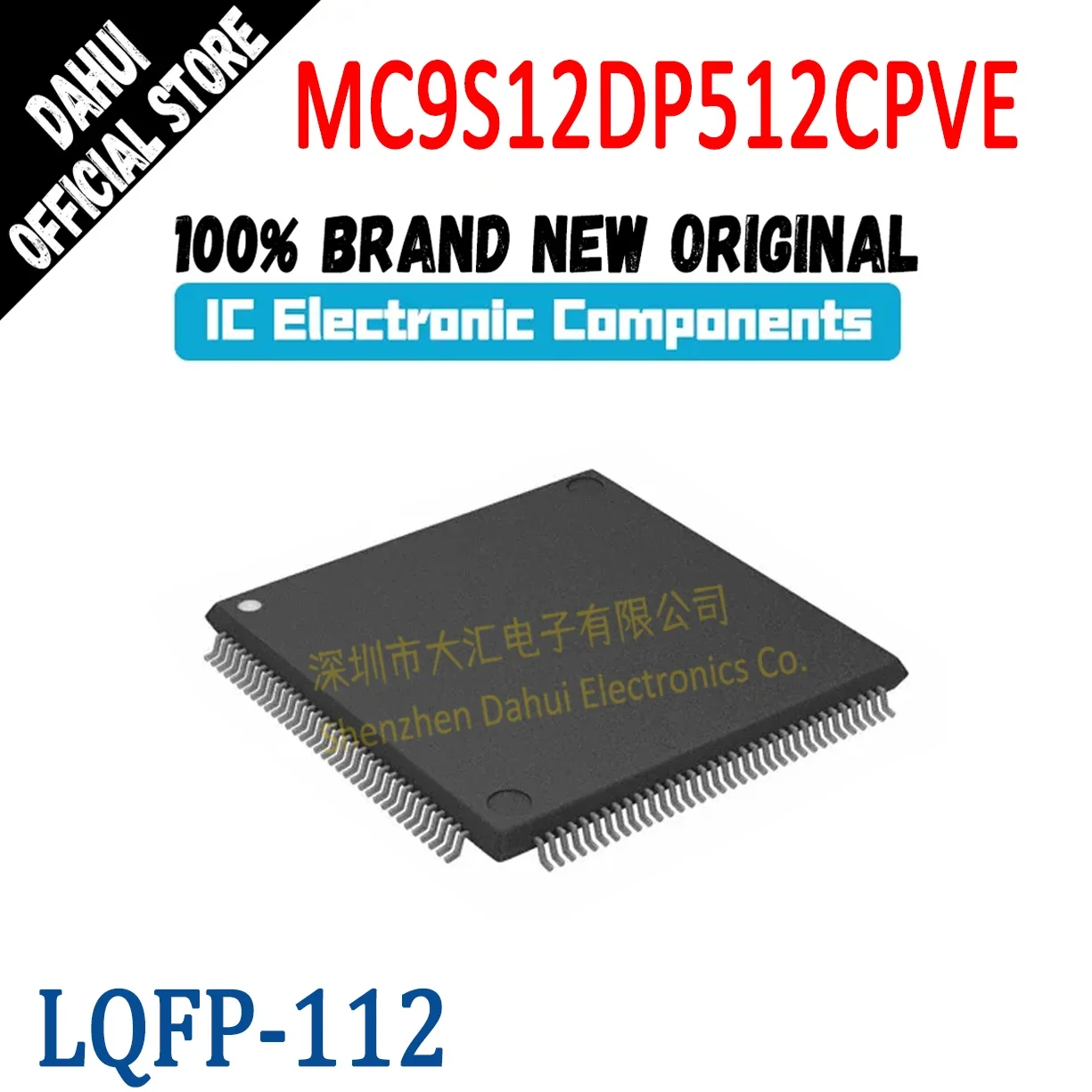 

MC9S12DP512CPVE MC9S12DP512 IC Chip LQFP-112 Microcontroller Chip New Original In Stock