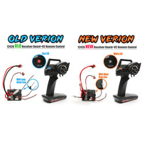 Version 2.4G 2CH V2 Transmitter Radio Remote Controller For Wltoys 12428 12423 1:12 RC Car Crawler Parts-X65A