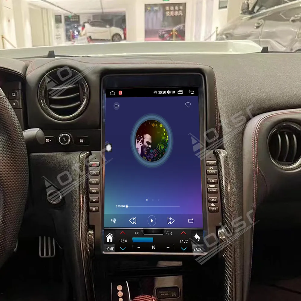 13.6 ''أندرويد 14 راديو السيارة لنيسان GTR 2011-2017 مشغل وسائط متعددة شاشة نظام تحديد المواقع والملاحة 4G واي فاي DSP اكسسوارات السيارات ستيريو