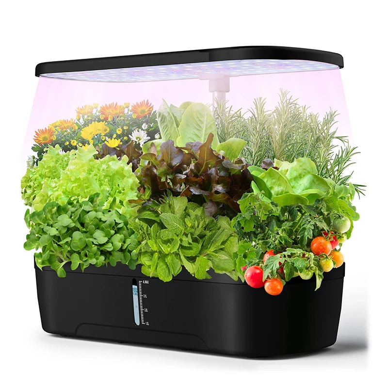 LED 스마트 실내 재배기 꽃과 채소 재배 수경 통합 기계 새싹 묘목 채소용