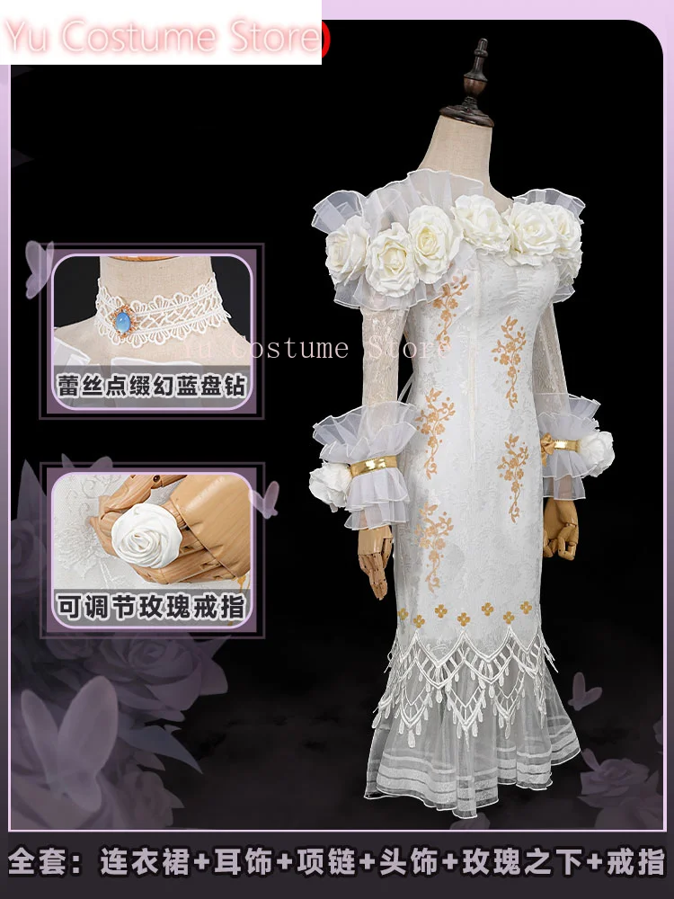 Identity V Vera Nair Perfumer Wedding Dress Cosplay Costume Cos Game Anime Party Uniform Hallowen Play Role Clothes Clothing