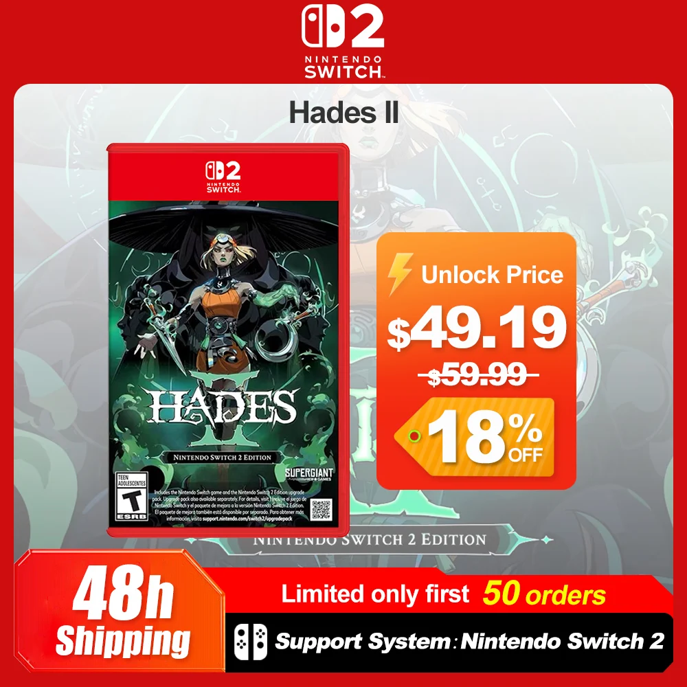 Nintendo Switch 2 Hades 2 Hades II Juegos ofertas de juegos Original Nintendo juego físico de cartas juego de acción para Nintendo Switch 2