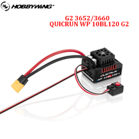 HobbyWing QuicRun WP 10BL120 G2 120A ESC 3652 3660 G2 Motor Brushless Combo for 1/10 RC Model Car Buggy Racing Accessories