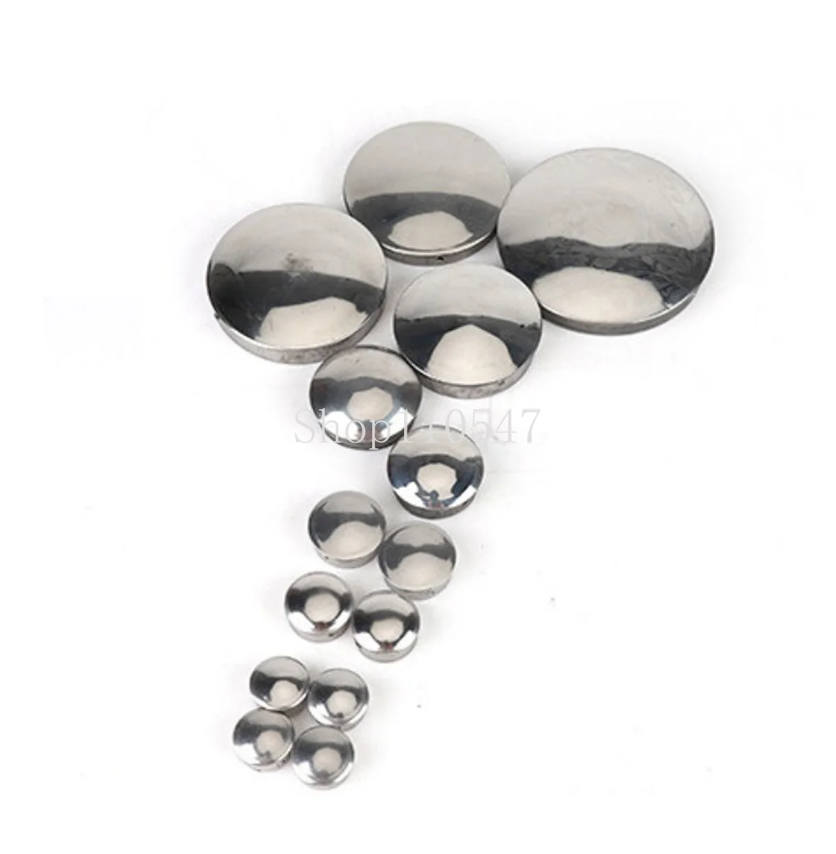 Stainless Steel 201/304 Pipe Cap Hole Plug Seal Cover Round Tube Plug Decorative Cap For Pipe Hole Sealing&Multiple Sizes