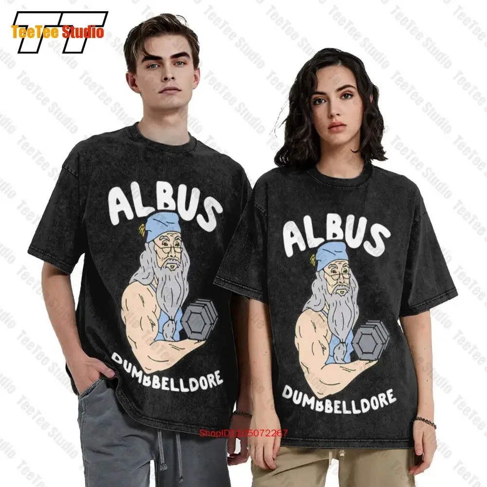 Albus Dumbbelldore Lifting Vintage Oversized T-Shirt 0PVI
