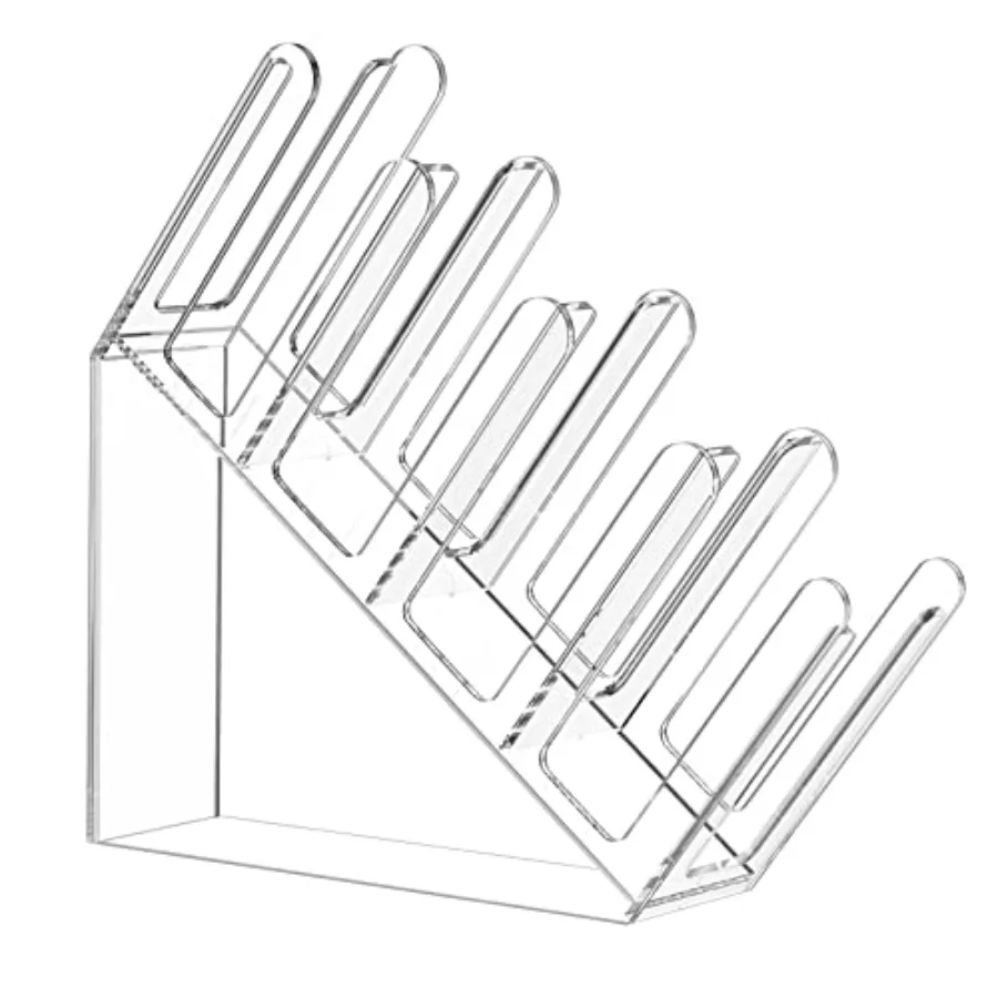 

Органайзер для акриловых стаканов и крышек с 4 отсеками, наклонный, для горячих или холодных одноразовых кофейных стаканов