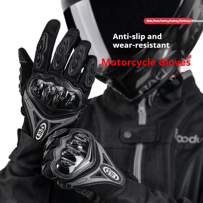 

Motorcycle Gloves Motorcycle Off-Road Winter Warmth Full Finger Touch Screen Knight Equipment Anti Fall Racing Riding Gloves