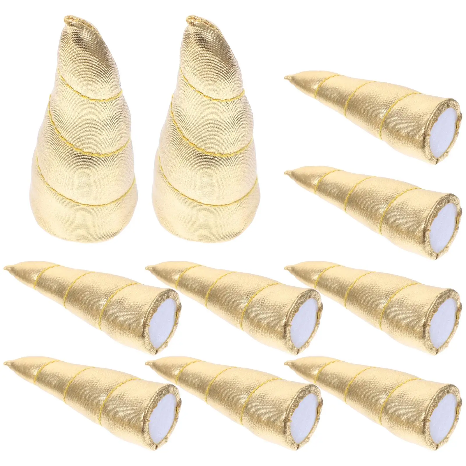 

10 Pcs Horn Headdress Costume Accessory Fake Hair Clip Decorations DIY Supplies Accessories for Headwear