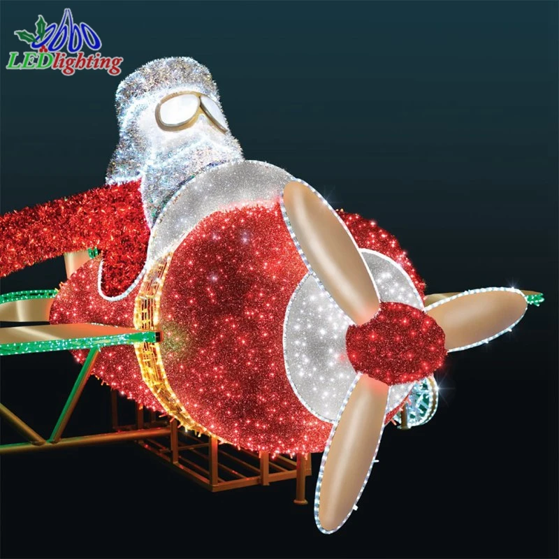 Custom. hot selling Circular Decoration Light 3d motif shape light plane