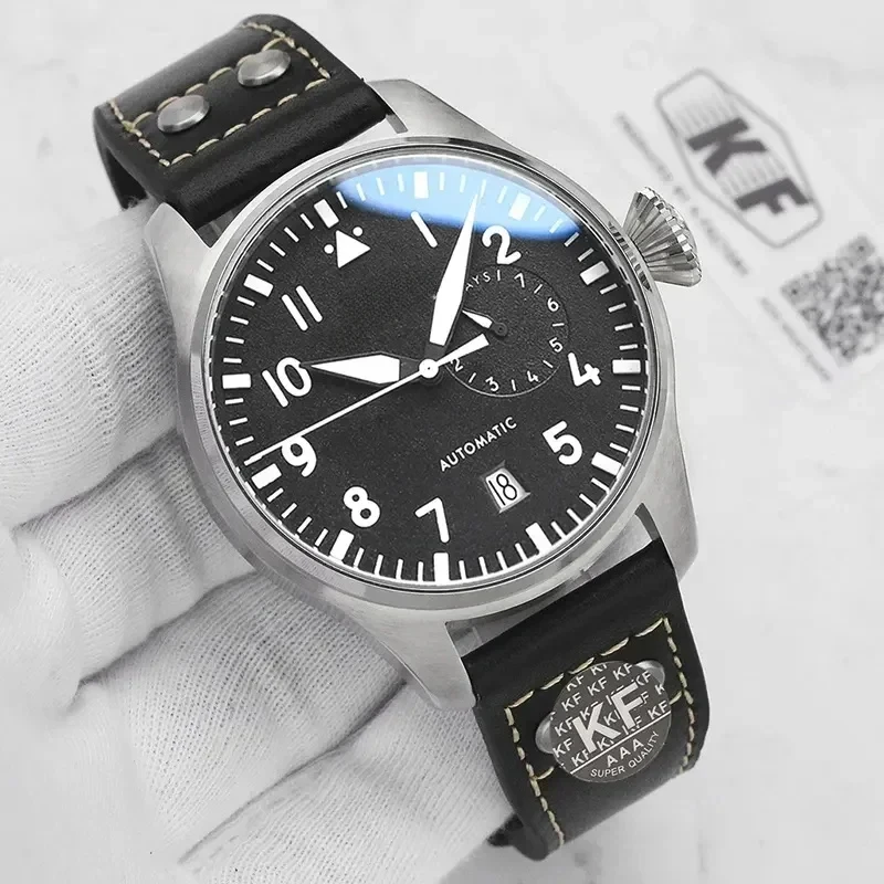 Luxury New Mechanical Mens Watch Automatic Big Pilots Le Petit Prince Blue Black Brown Leather Sport Rose Gold Watches