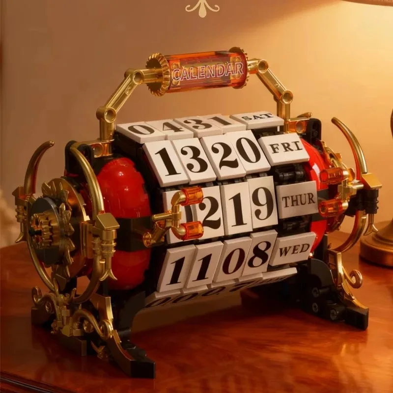 

Винтажный конструктор-календарь - 889 деталей, ретро-роликовый механизм, высокоточная тампонная печать, совместимость с MOC/DIY