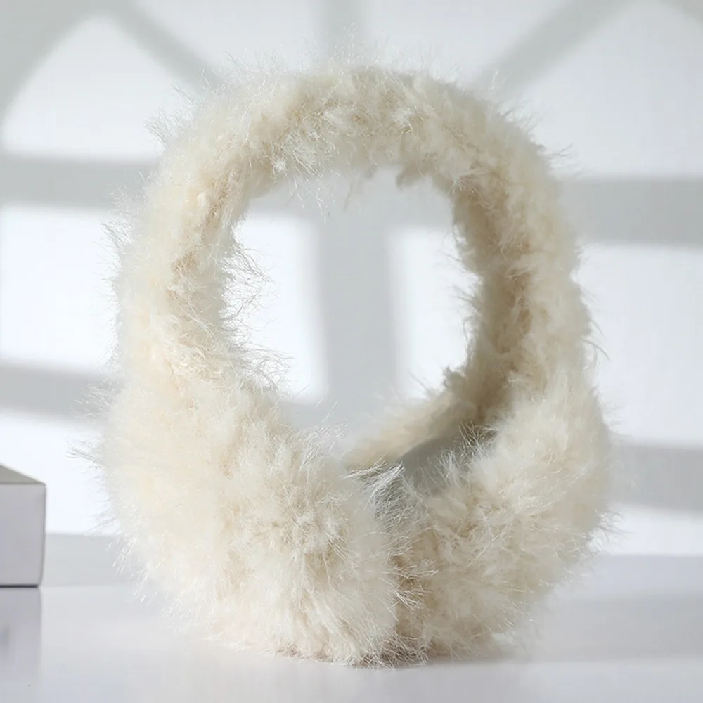 

Модные мягкие зимние наушники, флисовые уютные теплые наушники, повседневные наушники для мужчин и женщин