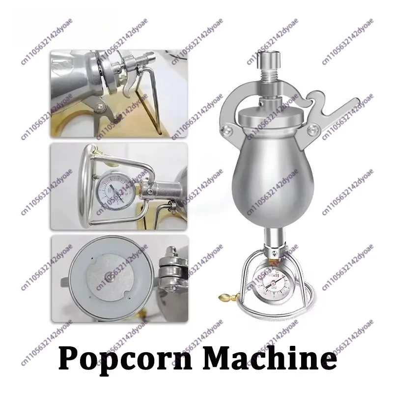 

100ml/260ml/360ml Small Cooker Popcorn Machine Puffing Machine Corn Fry Machine Stainless Steel Grain Amplifier Popcorn Heater