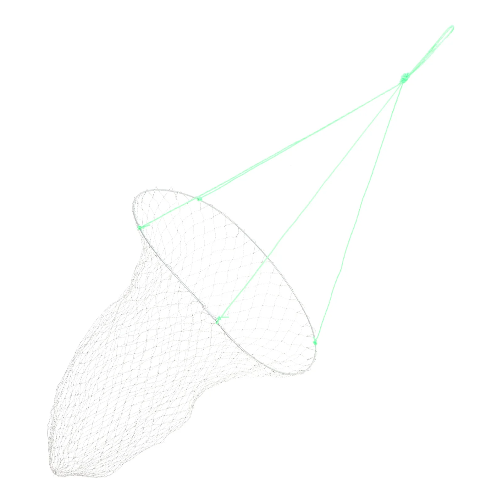 

Portable Foldable Fishing Net Crab Fish Net Rope Hand Casting Mesh Trap Multifunctional Catching Tool for Minnow Lobster Shrimp