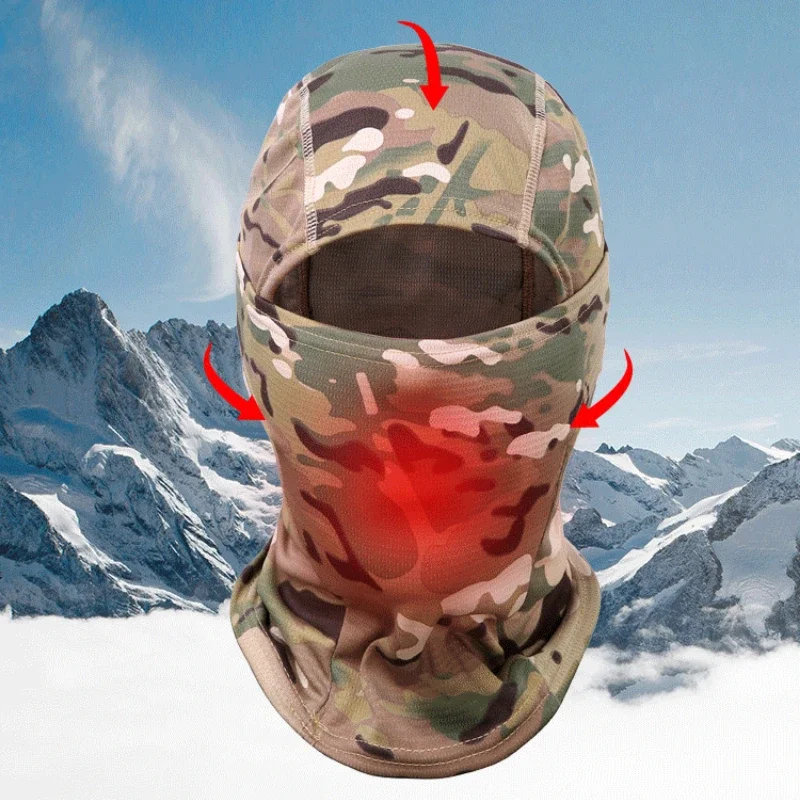 Cycling Full Face Mask Head Warm Shield Skiing Scarf Protection Tactical Balaclava Outdoor Bike Cycling Shield Cover