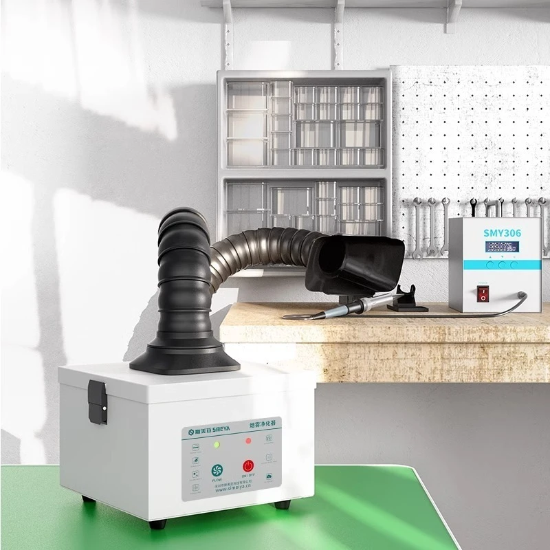 

Small Smoke Purifier, Soldering Iron Smoking , Smoking Instrument Desktop Smoke Dust Collector