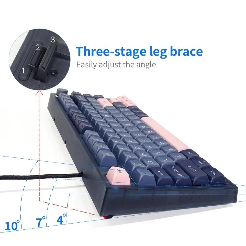 RGB Hot-Swappable Toetsenbordondersteuning Dual Systems Gateron-Optical Switch P9JB