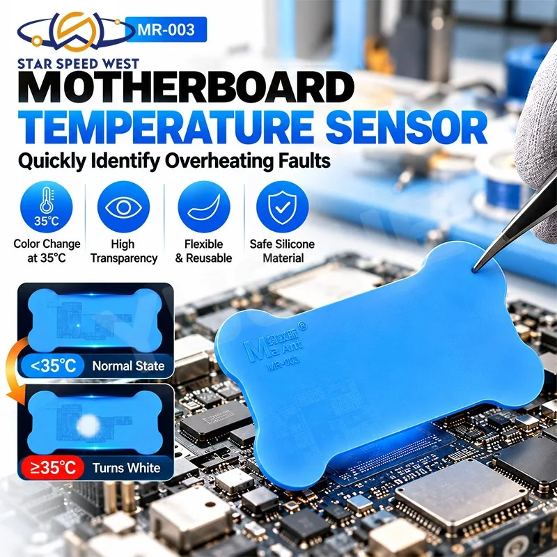 MaAnt MR-003 Motherboard Short-circuit Finder Pad Reusable Quick Low-Temp Heat Detection for Phone PCB Fault Location Repair