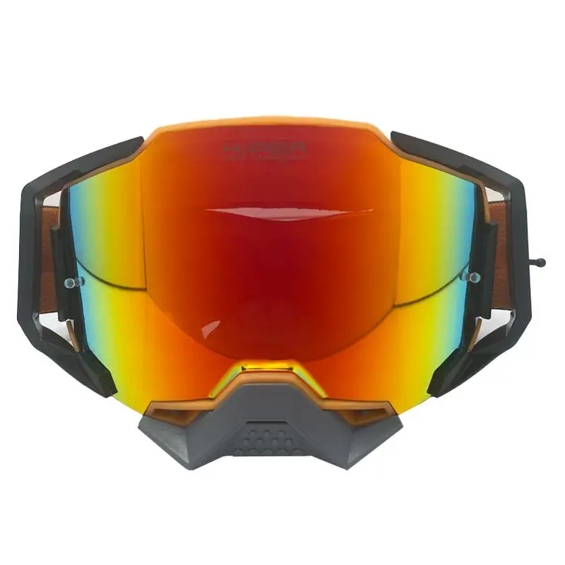 MX Dirt Bike Goggles Wind‑Dust Proof UV400 PC Lens Breathable Foam Fit Most Helmets for Quad ATV Trail Racing